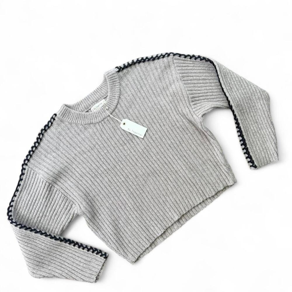 NWT Knit Crop Sweater